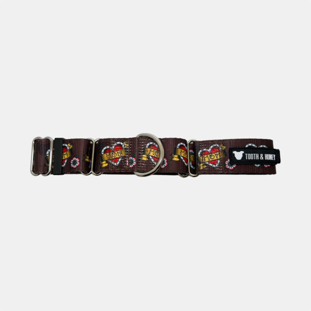 Tattoo Heart “Mom” Martingale Collar – 1.5” Wide - Image 6