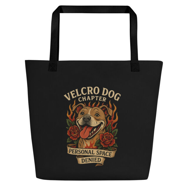 Velcro Dog Chapter Tote | PERSONAL SPACE DEINED - Image 2