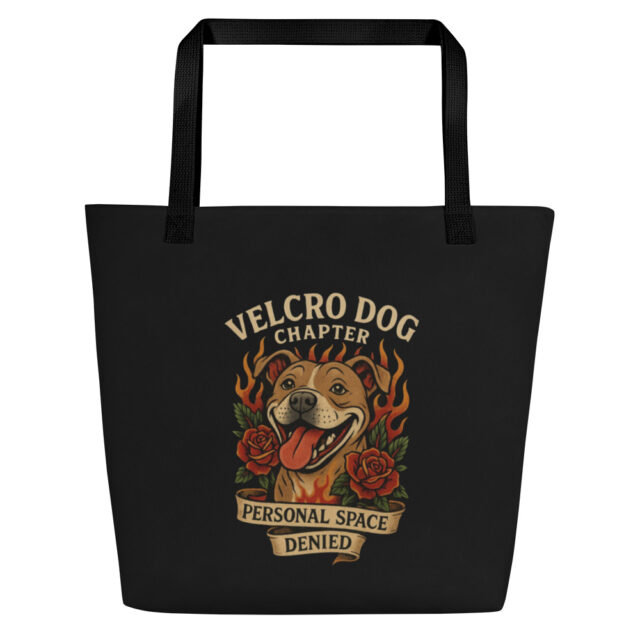 Velcro Dog Chapter Tote | PERSONAL SPACE DEINED