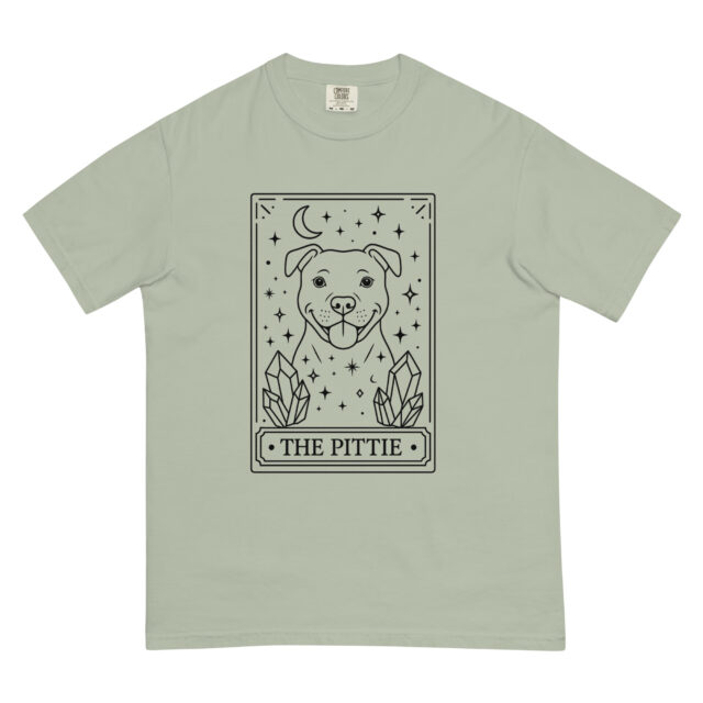 Pittie Tarot Card T-Shirt - Magical Pitbull Tee - Image 7