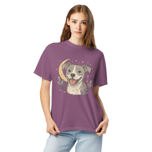 Celestial Pittie Tee- Comfort Colors Shirt | Grey Pittie
