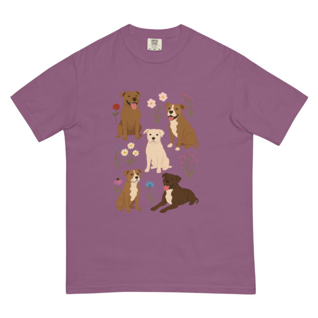 Flowers & Pitties T-Shirt - Image 2