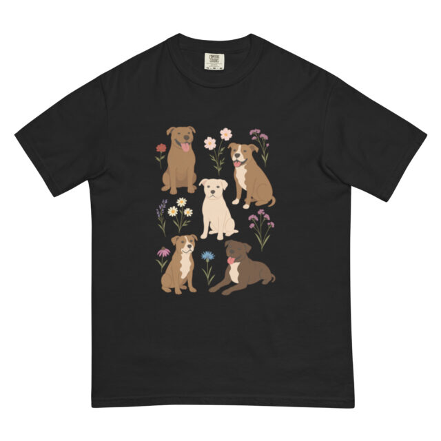 Flowers & Pitties T-Shirt