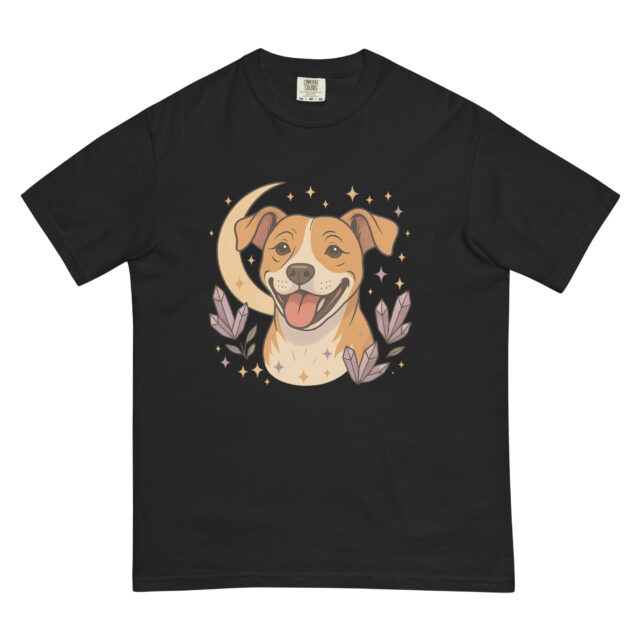 Celestial Pittie Tee- Comfort Colors Shirt | Tan Pittie