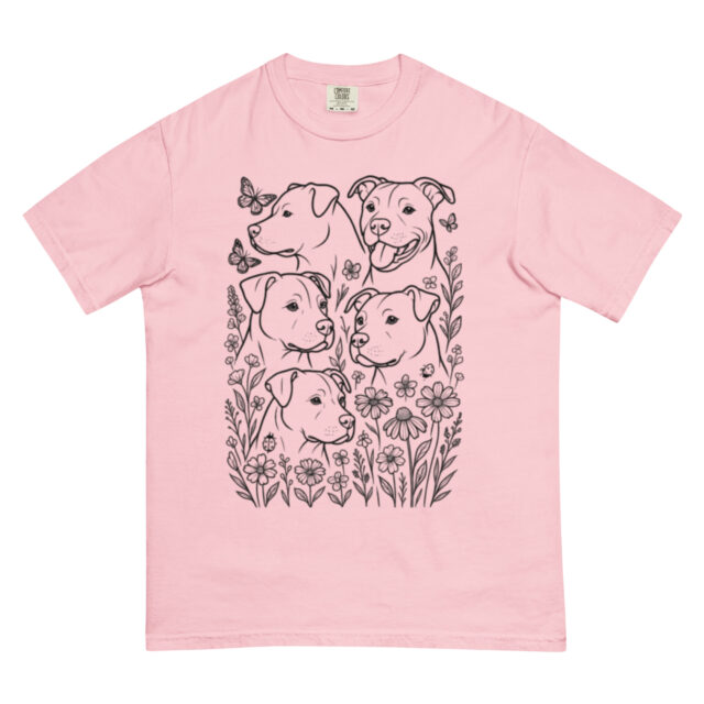 Wildflowers and Pittie T-Shirt - Image 14