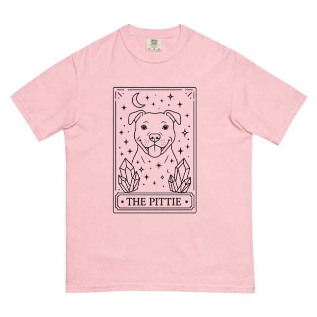 Pittie Tarot Card T-Shirt - Magical Pitbull Tee - Image 11