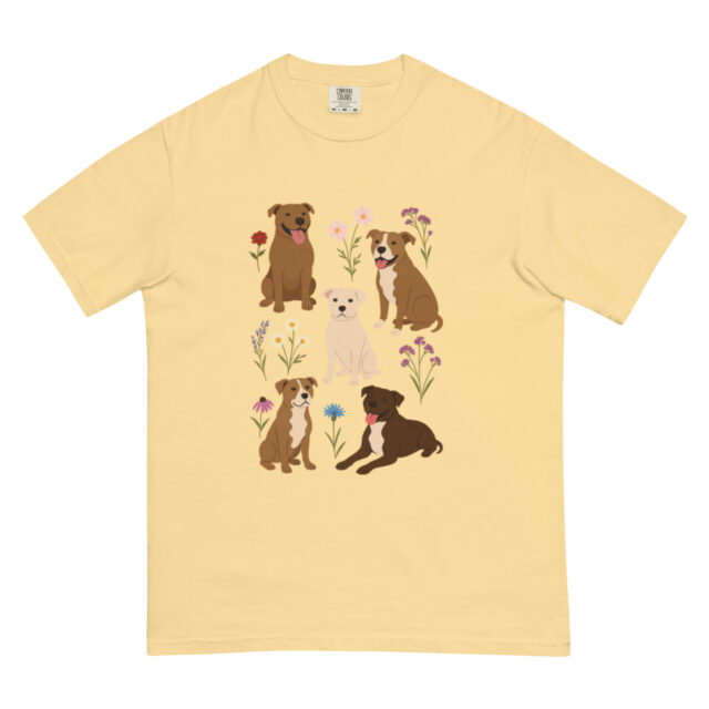 Flowers & Pitties T-Shirt - Image 7