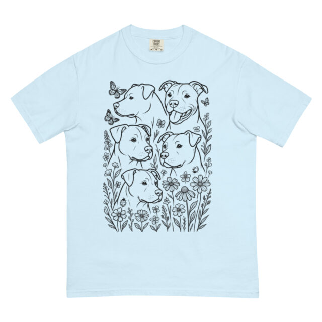 Wildflowers and Pittie T-Shirt - Image 15