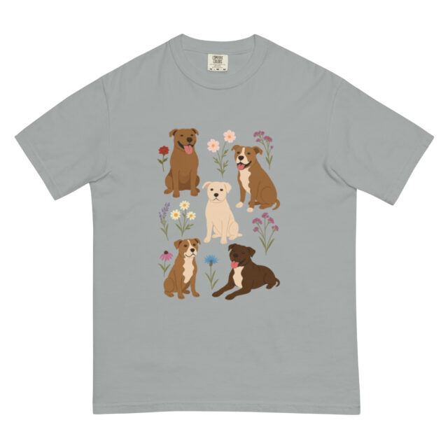 Flowers & Pitties T-Shirt - Image 4