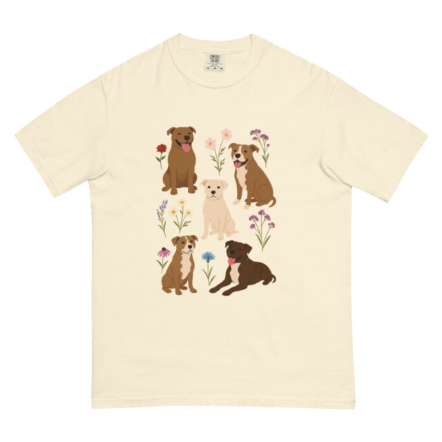 Flowers & Pitties T-Shirt - Image 8