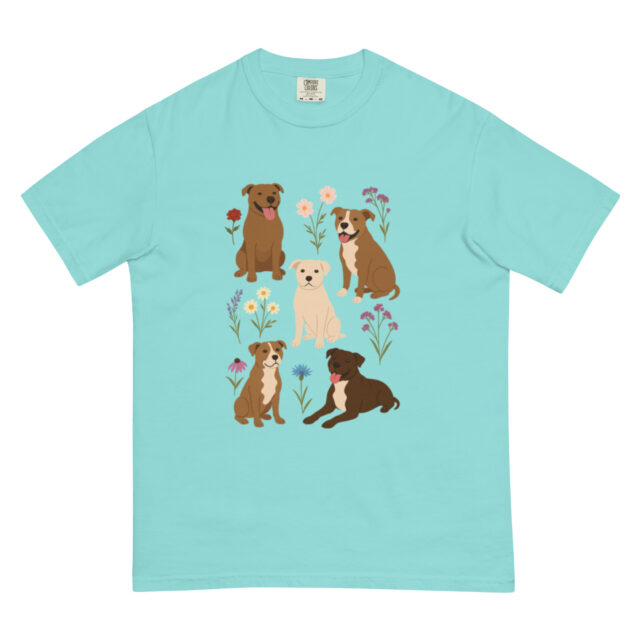 Flowers & Pitties T-Shirt - Image 5