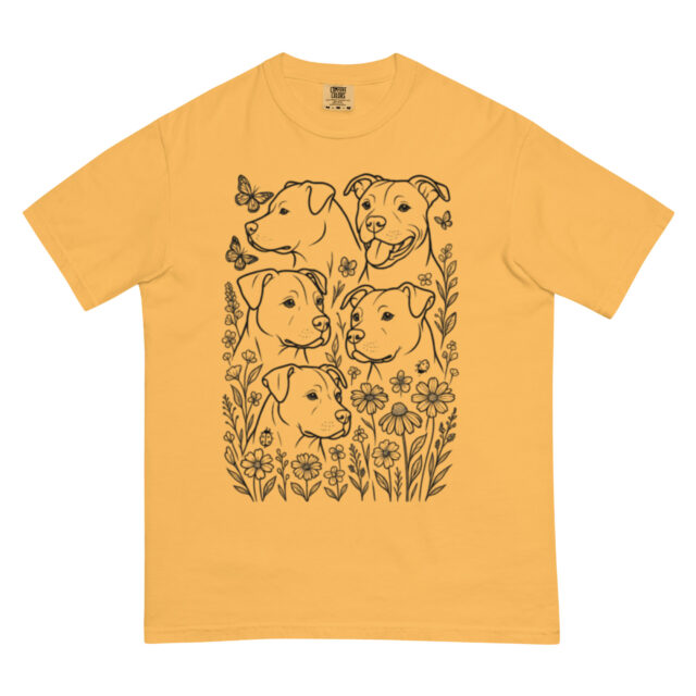 Wildflowers and Pittie T-Shirt - Image 11