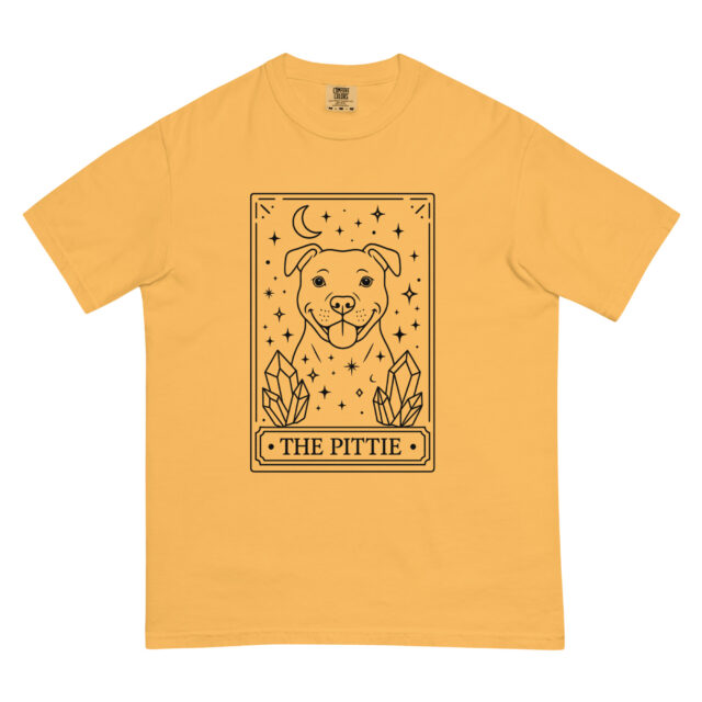 Pittie Tarot Card T-Shirt - Magical Pitbull Tee - Image 8