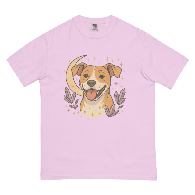 Celestial Pittie Tee- Comfort Colors Shirt | Tan Pittie - Image 7