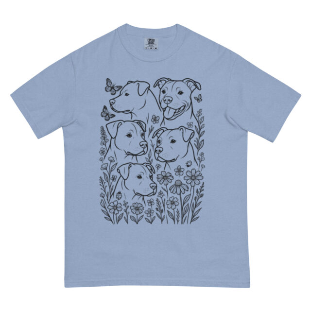 Wildflowers and Pittie T-Shirt - Image 10