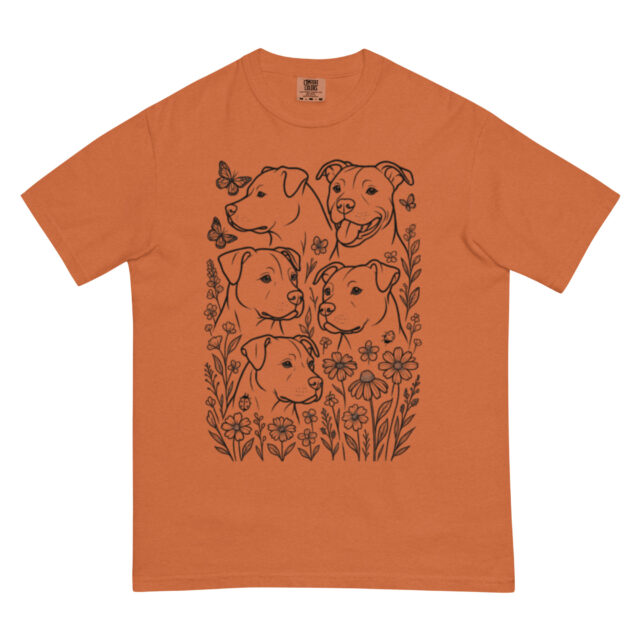 Wildflowers and Pittie T-Shirt - Image 5