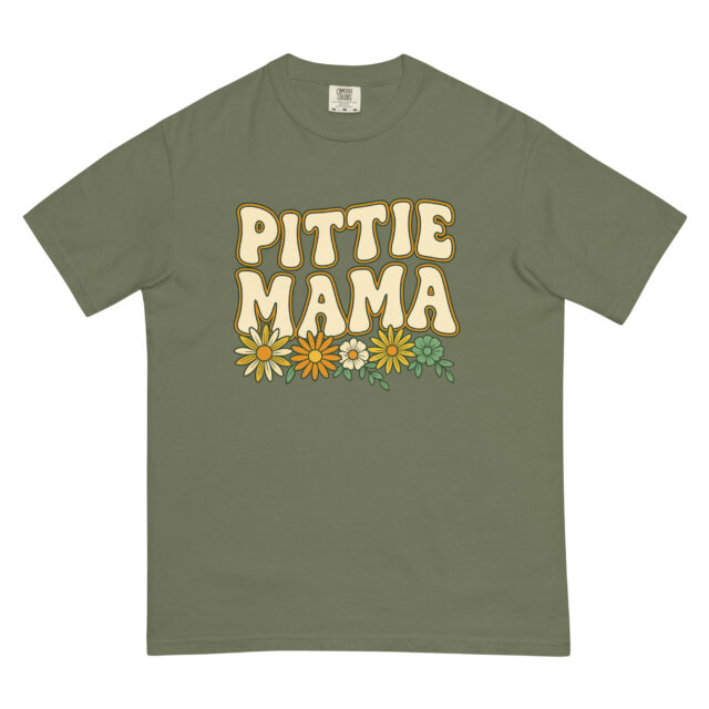 Pittie Mama T-Shirt - Image 3